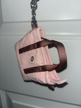 Lulumelon Mini Pink Tote Bag Keychain